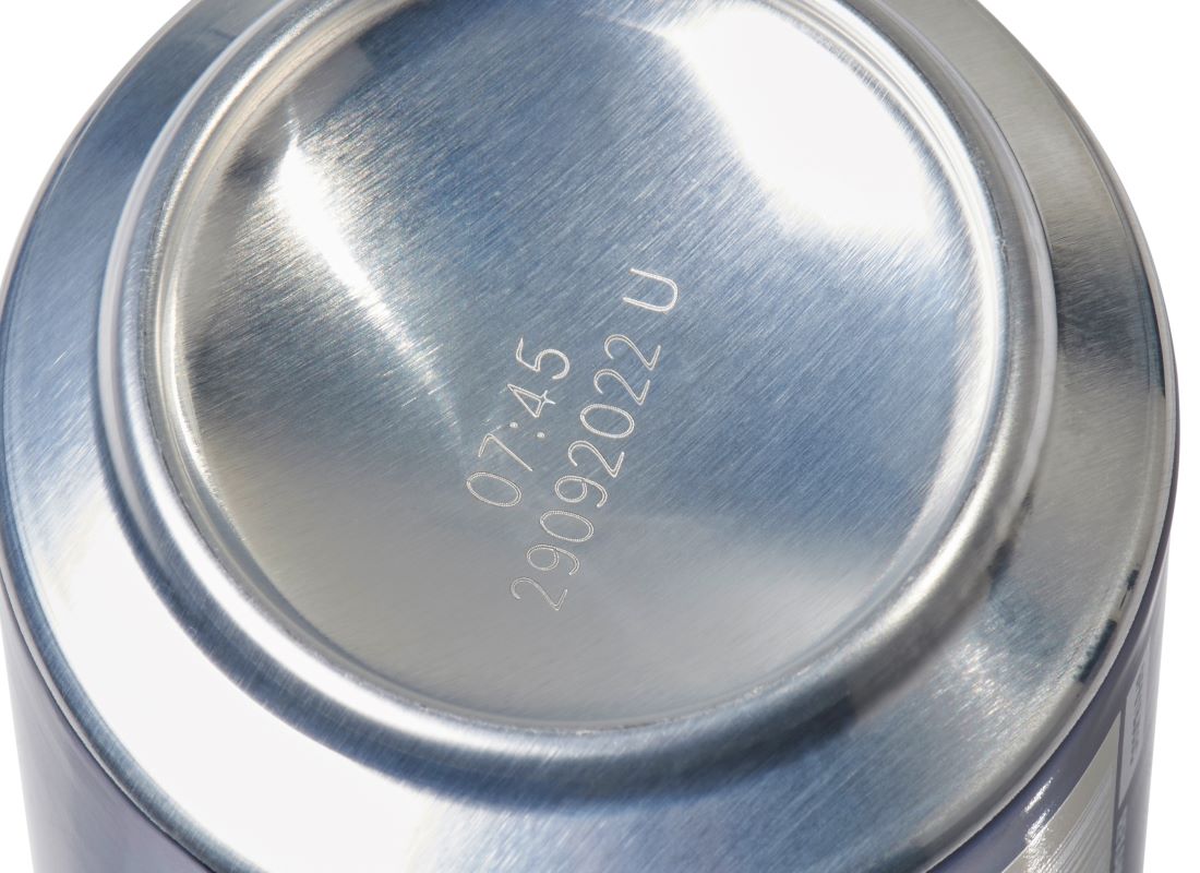 laser engraved aluminium can
